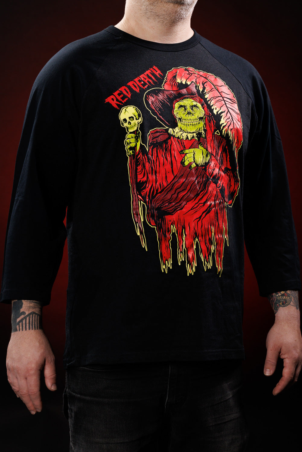 The Red Death Raglan - Vixen x Kirk Hammett (Ltd Ed) – The Kirk